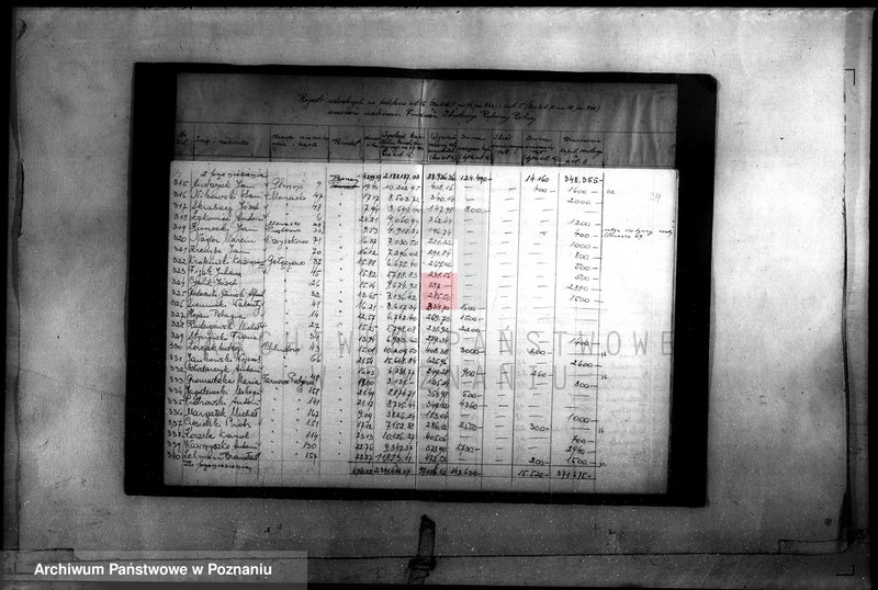 Obraz 17 z jednostki "Rejestr udzielonych na podstawie art. 16 i 5 umorzeń należności Funduszu Obrotowego Reformy Rolnej dla osad rentowych"