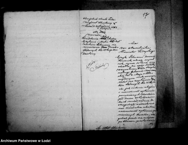 Obraz 16 z jednostki "Akta w przedmiocie attestów ubóstwa"