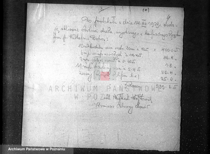 Obraz 8 z jednostki "/Różne sprawy leśne, protokóły badania gospodarki leśnej/"