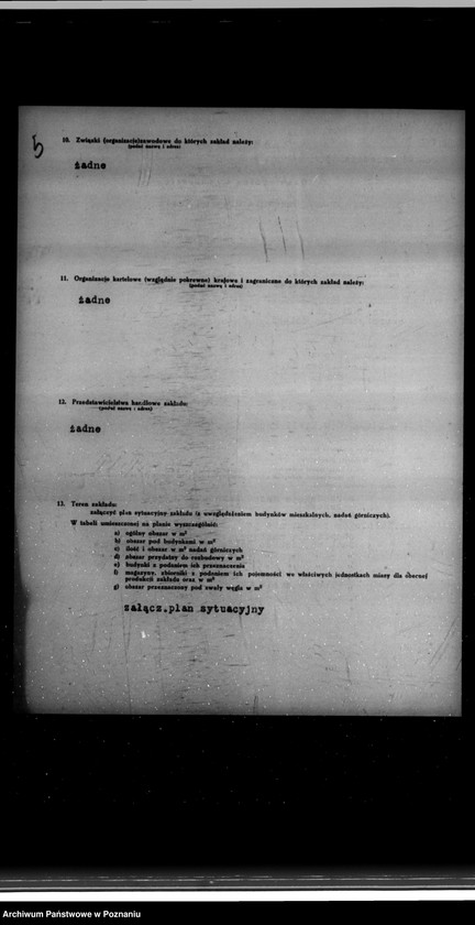 Obraz 7 z jednostki "Kwestionariusz Gazowni Miejskiej w Środzie"