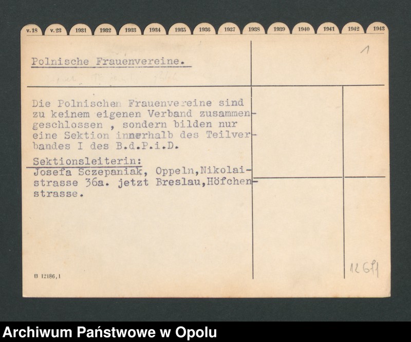 Obraz 3 z jednostki "Polnische Frauenvereine"