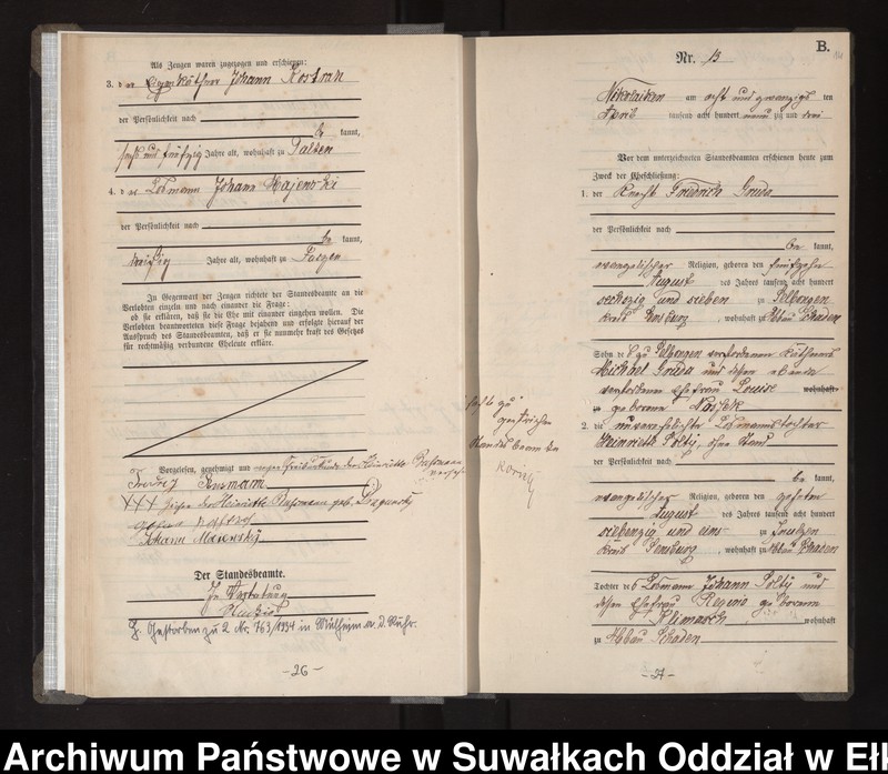 image.from.unit.number "Heiraths-Haupt-Register des Königlichen Preussischen Standes-Amtes Nikolaiken Kreis Sensburg"