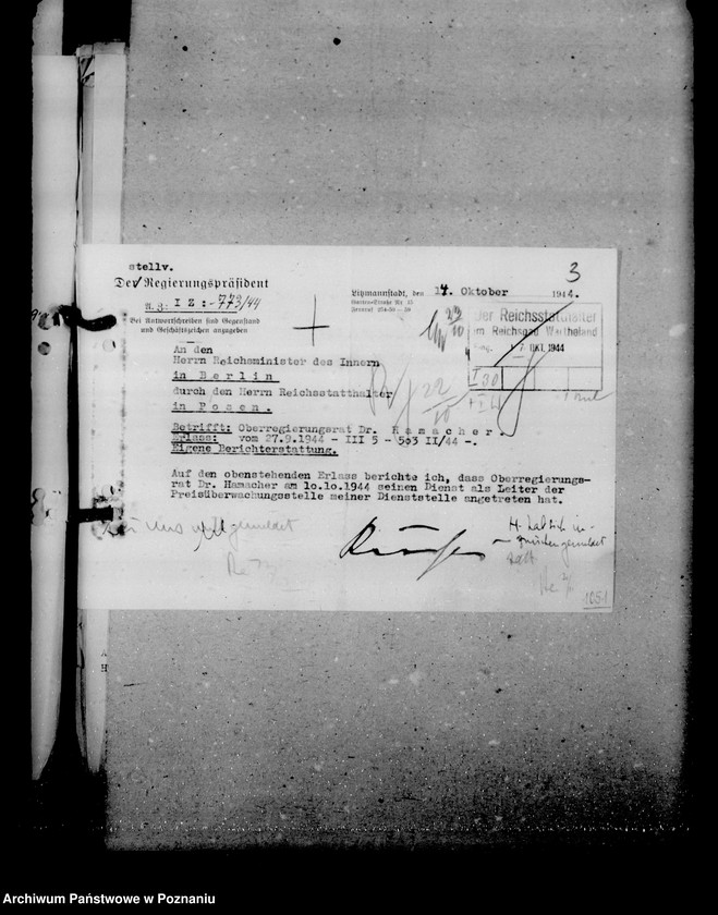 Obraz 7 z jednostki "Ernennung der Beamten"