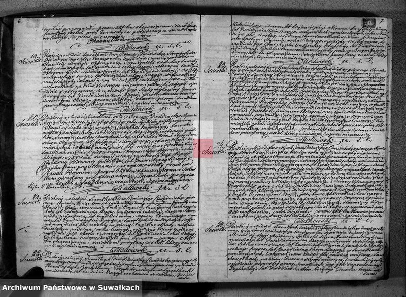 image.from.unit.number "Duplikat Akta Urzędnika Stanu Cwilnego Wyznania Mojżeszowego Okręgu Suwałki do zapisywania Urodzonych, Zaślubionych i Zmarłych na rok 1863"