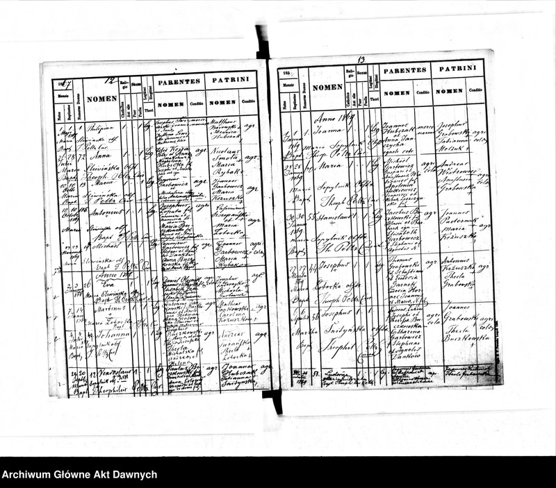 image.from.unit.number "Parafia: Baworów. Dekanat: Tarnopol. Księga metrykalna urodzeń tylko dla wsi Skomorochy. Tom II."