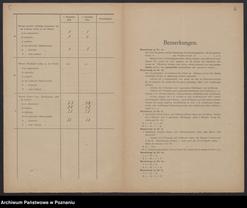 Obraz 6 z jednostki "[Wykaz szkół znajdujących się na terenie II Inspektoratu szkolnego w Gnieźnie]"