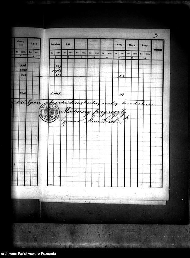 Obraz 7 z jednostki "Rejestr pomiarowy majątku Lisewo A powiatu konińskiego. Obszar scaleniowy Ruda Komorska"