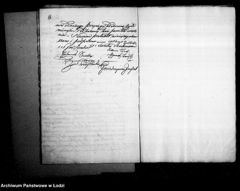 Obraz 12 z jednostki "Akta tyczące się ustanowienia opieki nad nieletnią Anną Zemler po zmarłych Engelharcie i Otylii z Bachmanow małżonków Zemler pozostałą córką"