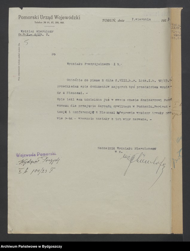 image.from.unit.number "Akra szczegółowe w sprawie zwrotu akt z Niemiec"