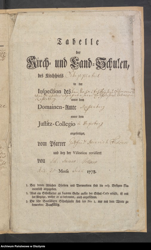 image.from.unit.number "Tabelle der Kirch- und Landschulen"