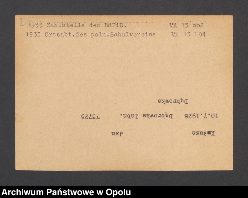 Obraz 4 z jednostki "Groß-Walden (Salesche), Krs. Groß-Strehlitz"