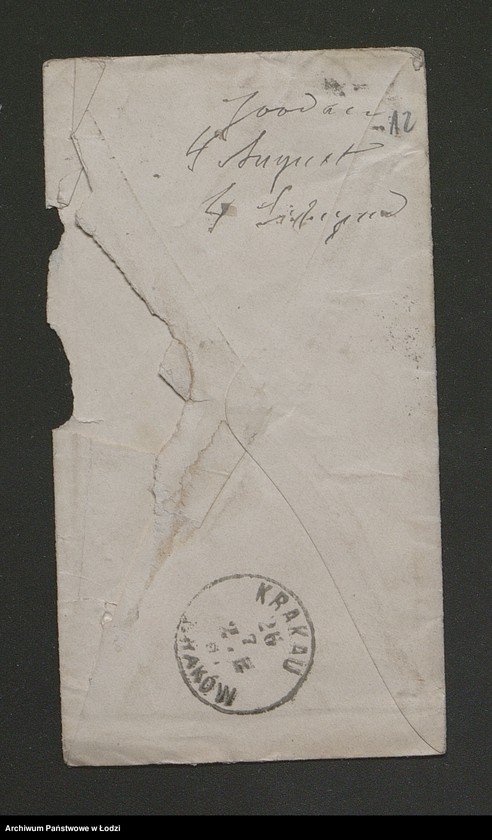 image.from.unit.number "[Akta dotyczące Juliusza Kossaka i jego działalności w "Kole Artystyczno - Literackim"]"