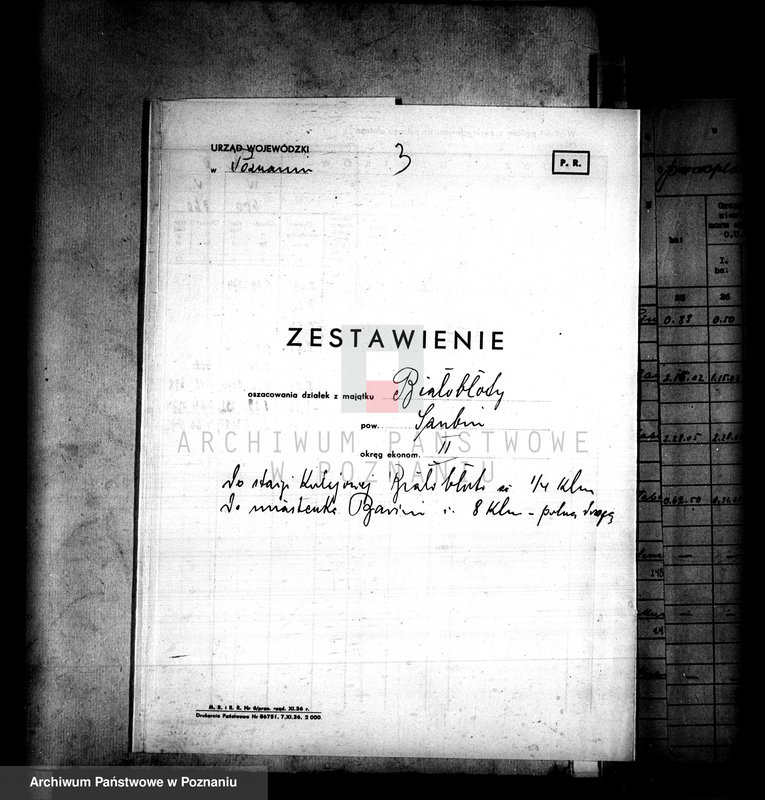 Obraz 7 z jednostki "Operat szacunkowy majątku Białebłota powiatu szubińskiego"