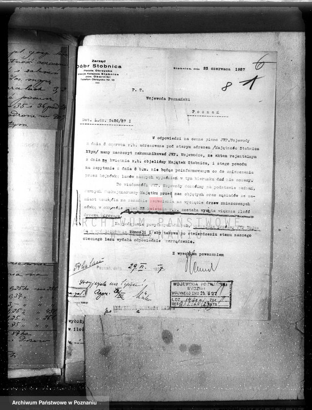 image.from.unit.number "Majętność leśna Stobnica powiat obornicki"