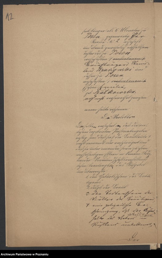 Obraz 14 z jednostki "Die von den Verlobten zum Aufgebot beigebrachten Urkunden pro 1878"