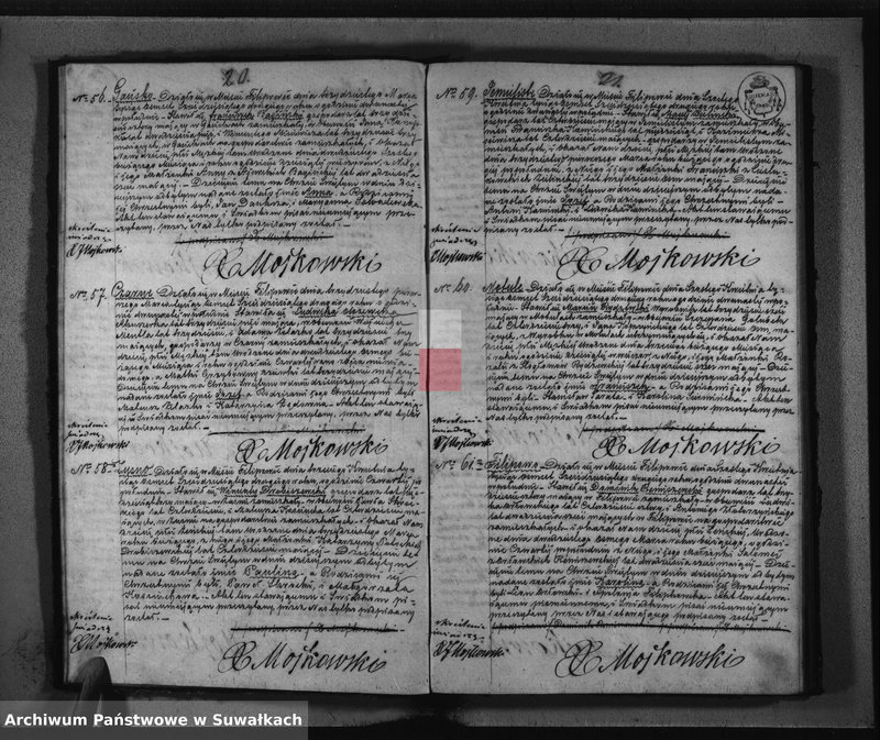 image.from.unit.number "Akta Duplikat zwana Urodzonych, Zaślubionych i Zmarłych Parafii Filipowskiej na rok 1862"