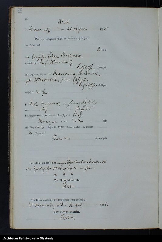image.from.team "Urząd Stanu Cywilnego w Wielkich Bałówkach pow. nowomiejski"