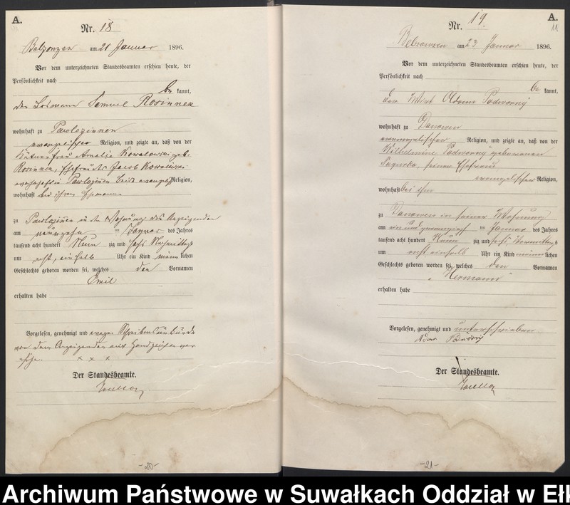 image.from.unit.number "Geburts-Haupt-Register des Königlichen Preussischen Standes-Amtes Belzonzen Kreis Johannisburg Sterbe-Haupt-Register des Königlichen Preussischen Standes-Amtes Belzonzen Kreis Johannisburg"