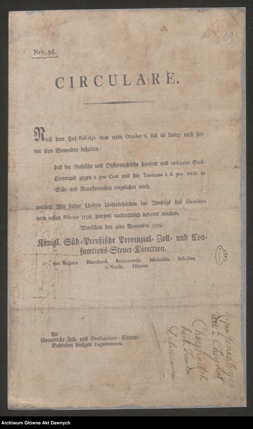 Obraz 20 z jednostki "Chodasewicz vel Chodaszewicz h. Prus. Tablica genealogiczna."
