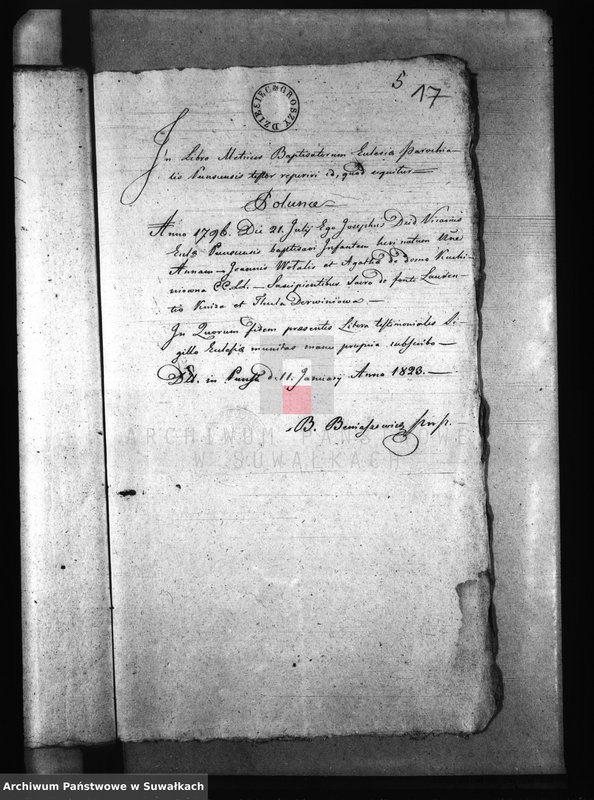 image.from.unit.number "Annexa Gminy Puńskiey 1823 Roku"