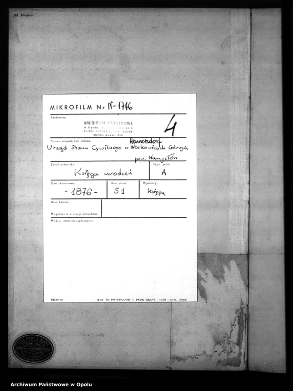 image.from.unit.number "Geburts-Neben-Register [1876 Woskowice Górne]"