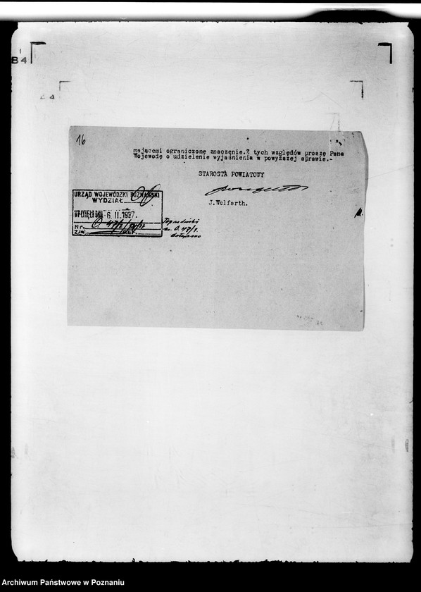 Obraz 20 z jednostki "Różne sprawy organizacyjne"