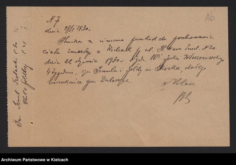 image.from.unit.number "Załączniki do akt zgonu Okręgu Bożniczego Kielce za rok 1930"