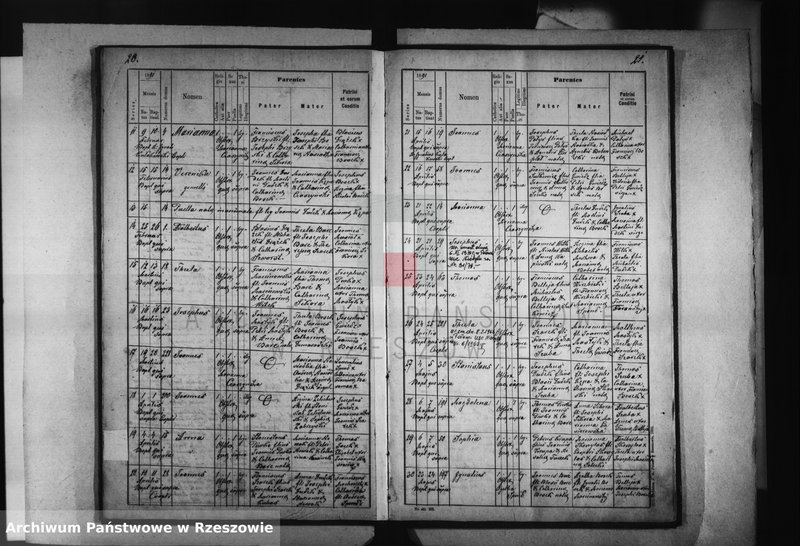 image.from.unit.number "Księga zapowiedzi , małżeństw , urodzeń i zgonów - Połomia, Baryczka, Glinik Charzewski, Glinik Zaborowski, Piekarówka i Wyżne za 1891 rok"