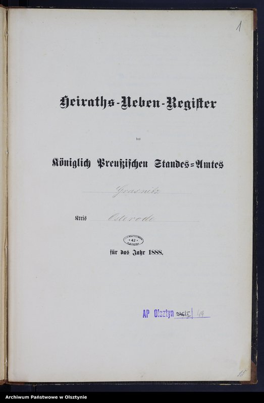 image.from.unit.number "Heiraths-Neben-Register Nr 1 - 16"
