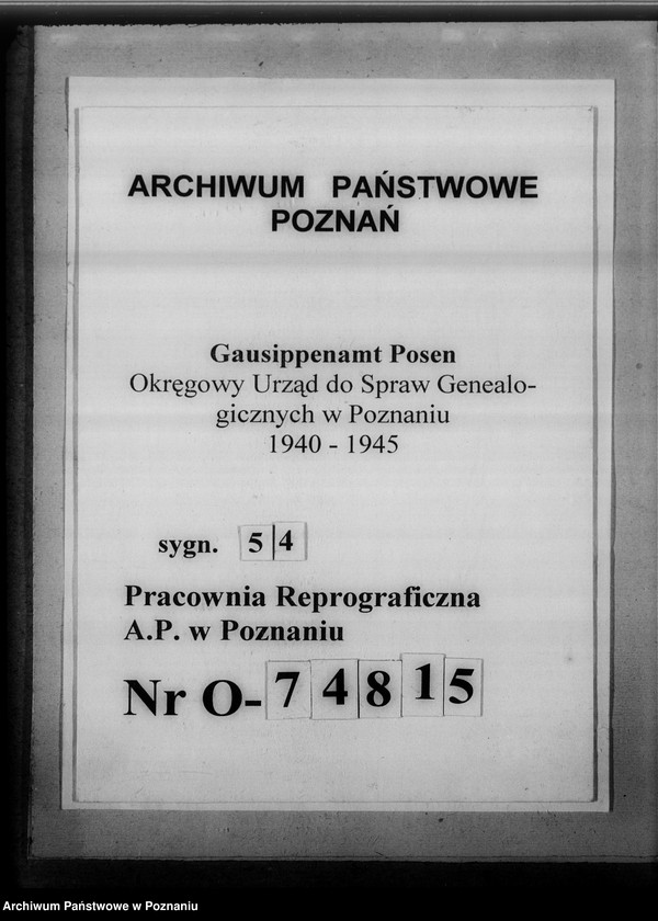 Obraz 1 z jednostki "[Korespondencja w sprawach poszukiwań genealogicznych]"