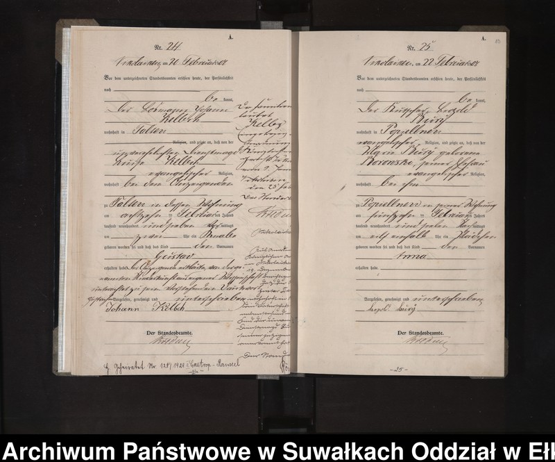 image.from.unit.number "Geburts-Haupt-Register des Königlichen Preussischen Standes-Amtes Nikolaiken Kreis Sensburg"