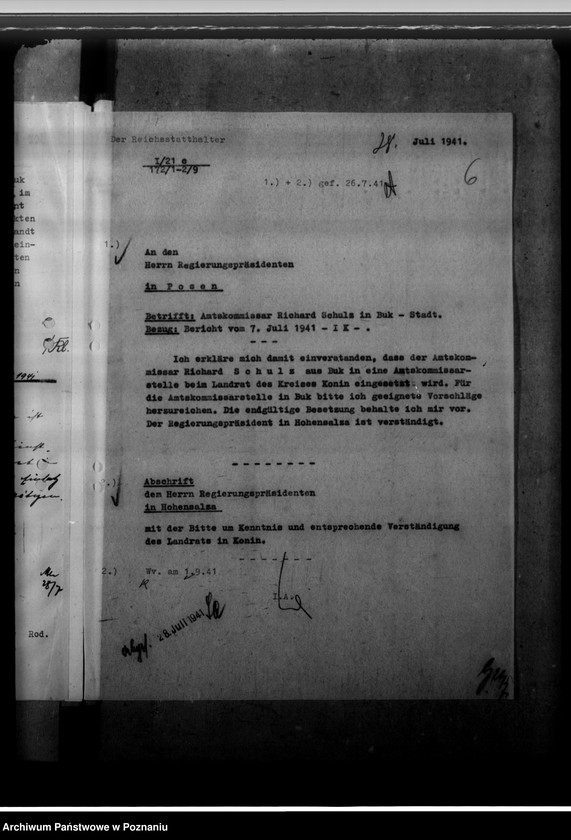 Obraz 10 z jednostki "Schulz, Richard - komisarz obwodowy"