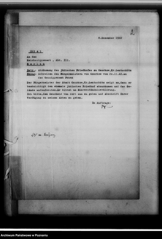 Obraz 6 z jednostki "Steindenkmäler [likwidacja żydowskich cmentarzy]"