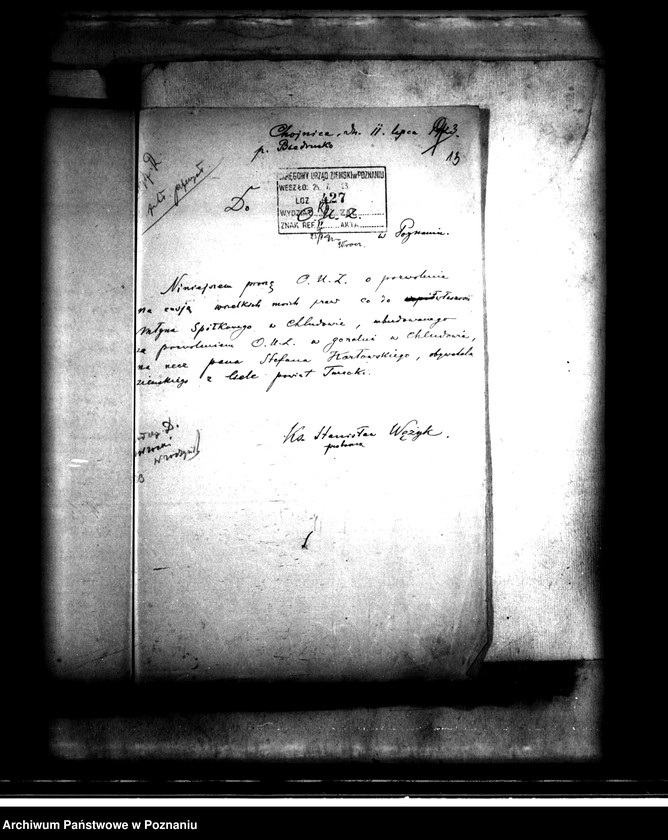 Obraz 17 z jednostki "Gorzelnie w powiecie poznańskiego nr 67 /akta dotyczące nieruchomości/"