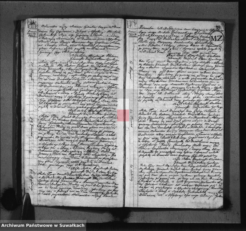 image.from.unit.number "Akta Małżeństwa Gminy Jeleniewskiey Na Rok 1809/10 od 1-o Maja"