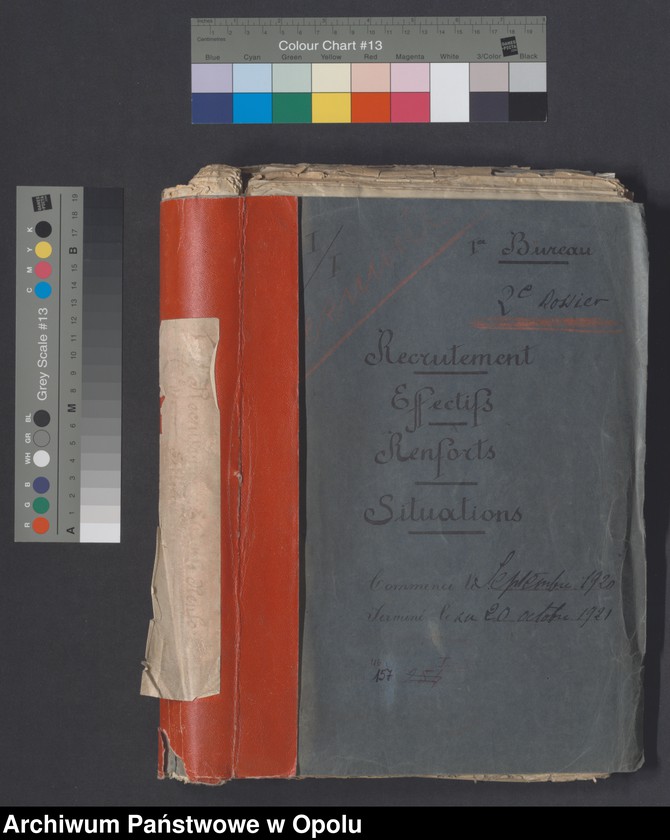 Obraz 3 z jednostki "Recrutement-Effectifs-Renforts-Situations /Korespondencja dotycząca uzupełnień, demobilizacja, wzmocnienie stanów liczebnych oddziałów/ 3.09.1920"