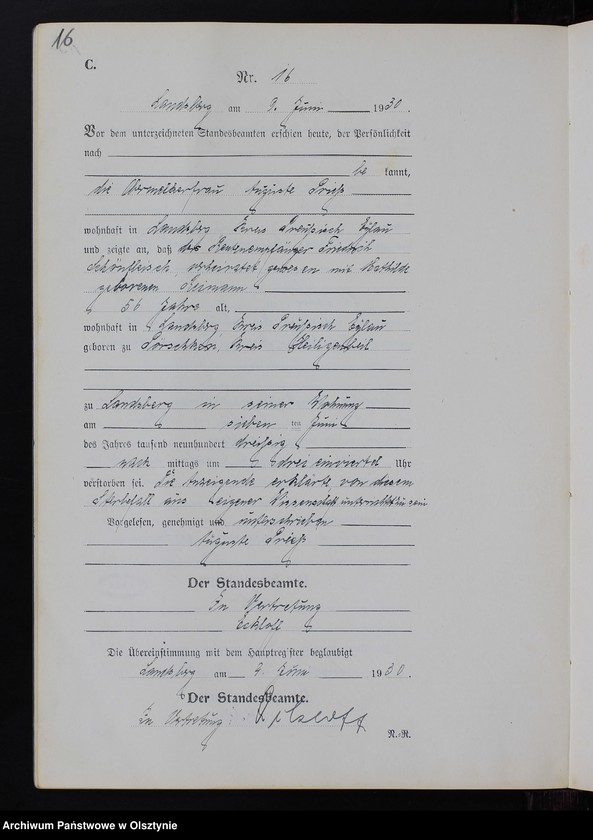 image.from.unit.number "Sterbe-Neben-Register Nr 1 - 25 [ Księga zgonów - wtóropis ]"