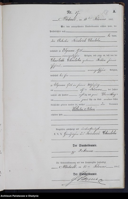 image.from.unit.number "Geburts-Neben-Register Tom I,Nr 1 - 134"