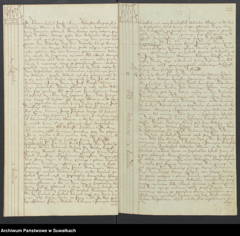 image.from.unit.number "Akta małżeństwa gminy puńskiey od 1-go maja 1811roku do dnia ostatniego grudnia."