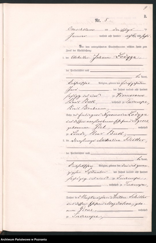 Obraz 12 z jednostki "Księga małżeństw"