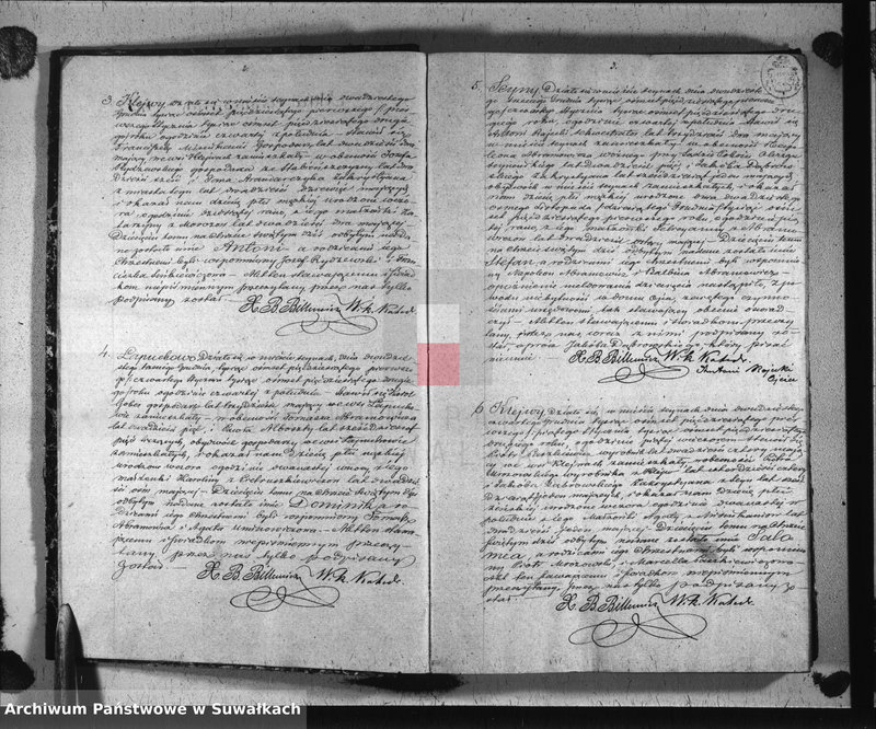 image.from.unit.number "Duplikat urodzonych, zaślubionych i umarłych parafii sejneńskiej z roku 1852"