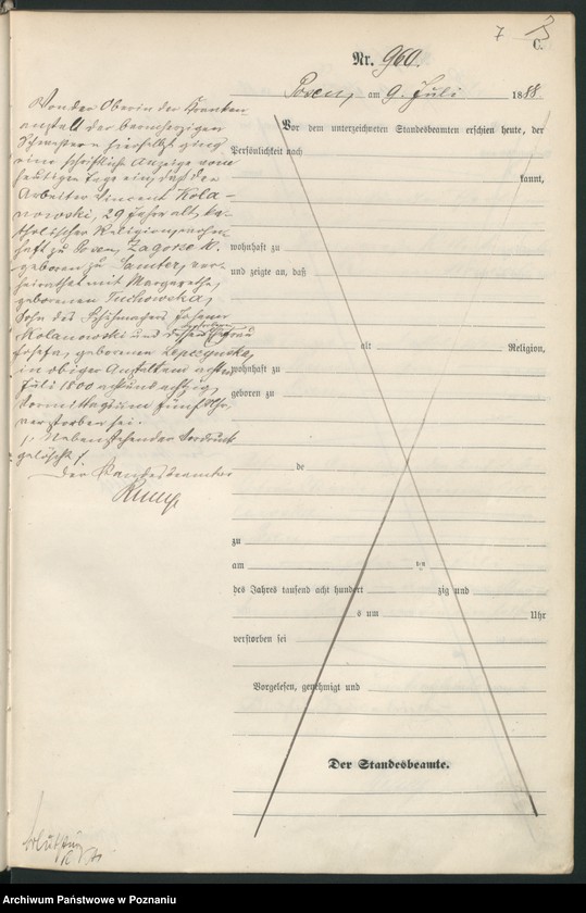 Obraz 10 z jednostki "Księga zgonów t. III"