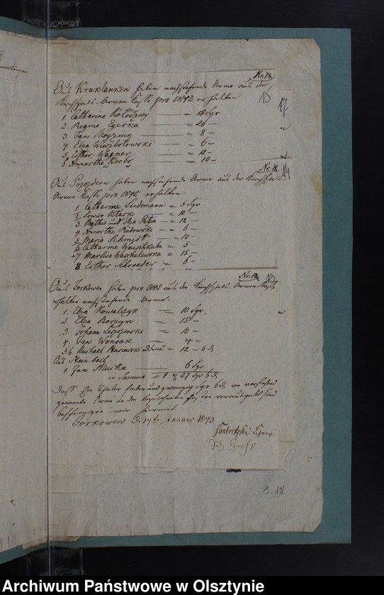 image.from.unit.number "Armen Kassen Rechnung des Kirchspiels Kruklanken"