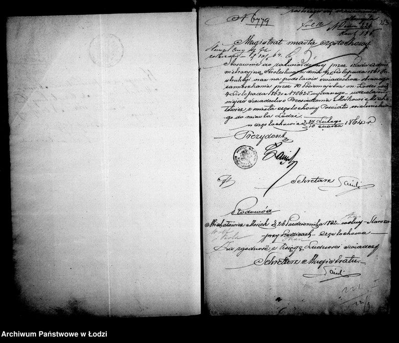 Obraz 20 z jednostki "Akta tyczące się przesiedleń"