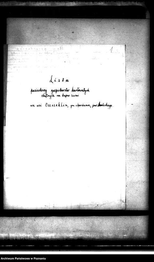 image.from.unit.number "Scalenie gruntów we wsi Oszczeklin powiatu kaliskiego"