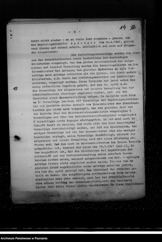 Obraz 18 z jednostki "Wykazy osób proponowanych do odznaczenia z urzędów terenowych"