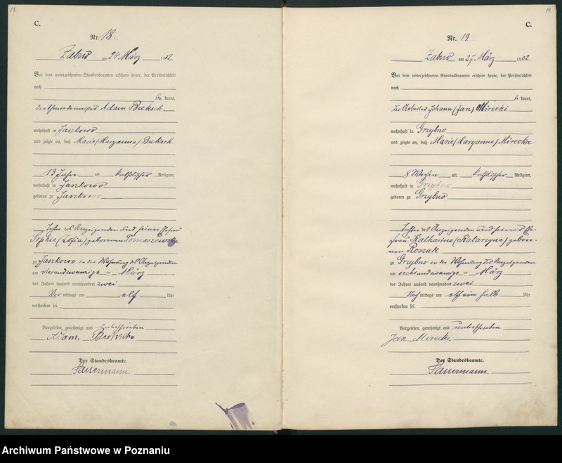Obraz 12 z jednostki "Sterbe-Haupt-Register"