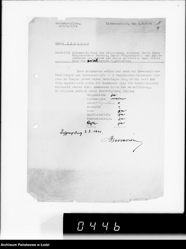 Obraz 8 z jednostki "Betrifft: Rückvergütung Regiekosten"