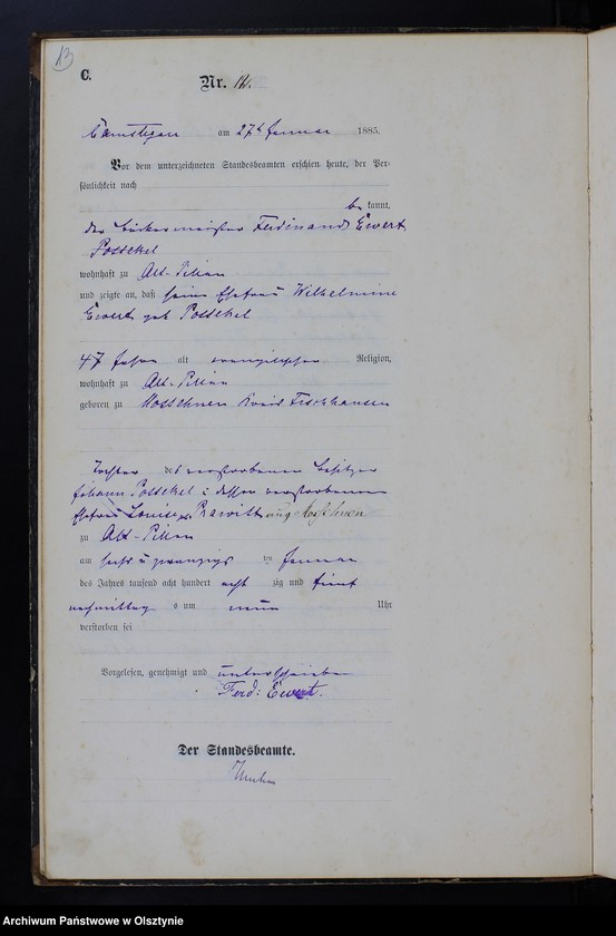 image.from.unit.number "Sterbe-Haupt-Register Nr 1 - 106"