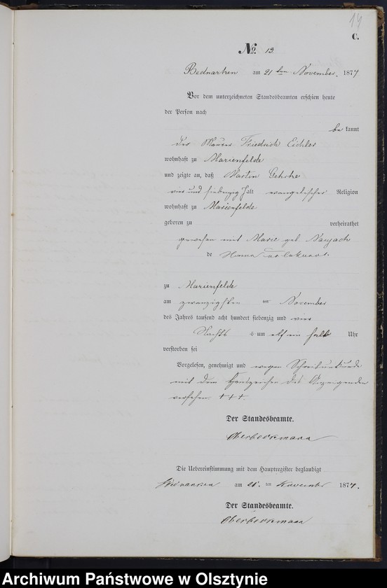 image.from.unit.number "Sterbe-Neben-Register Nr 1 - 28"